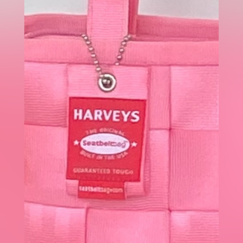 Vintage The Original Harvey’s Seatbelt Bag, Pink Seatbelt Shoulder Bag - Picture 7 of 10